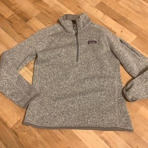 Patagonia fleece 3/4 zip grey sz xs
